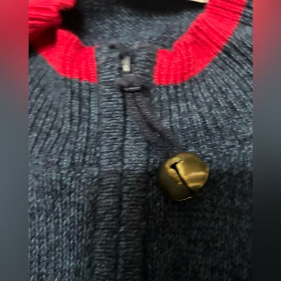 Tiara International Snowman Cardigan Ugly Christmas Sweater Ringing Bell XL - Picture 3 of 3